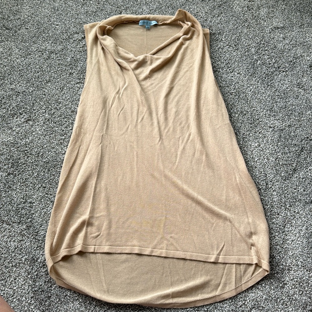 Cowl neck Antonio Melani sweater tank — size L